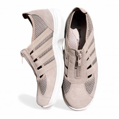 CC Resorts Casual Sandalsko christine beige x wide bred vid läst fotriktig skön bekväm taupe