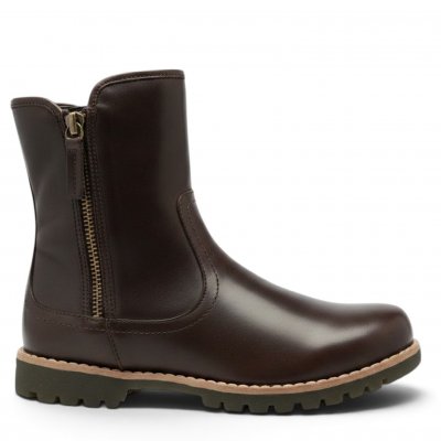 Charlotte Of Sweden chelseaboot känga resår zipper varmfodrad dam skinn dragkedja urtagbar fotbädd mjuk