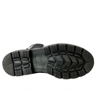 Andrea Conti / Charlotte Of Sweden / Chelsea Boot Rough / Black resår zipper känga dam skinn dragkedja urtagbar fotbädd mjuk