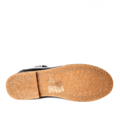 charlotte of sweden chelsea boots svart black schwarz resår zipper känga dam skinn dragkedja urtagbar fotbädd mjuk