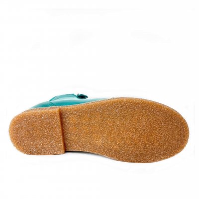 Charlotte Of Sweden känga med Snörning topas turkos blå grön resår zipper känga dam skinn dragkedja urtagbar fotbädd mjuk