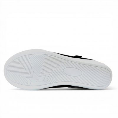 charlotte of sweden sandalsko sneaker mjukt skinn urtagbar sula fotriktig kardborre mörkblå