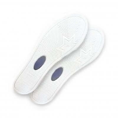 Charlotte Of Sweden the Sneaker Dam infinity blue blå dragkejda zipper skinnsko resårsnörning lågsko urtagbar innersula