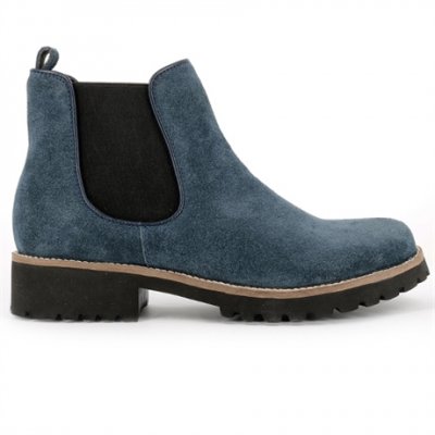 Mockaboots Green Comfort Blå känga fotriktig