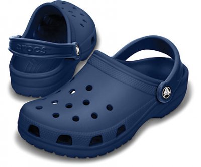 Crocs Clogs Classic Klassisk Foppatofflor Navy Marinblå