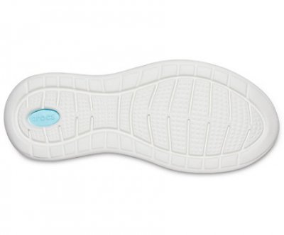 Women’s Crocs LiteRide™ Pacer / Navy Ice Blue marinblå turkos sneaker gummisko snörning