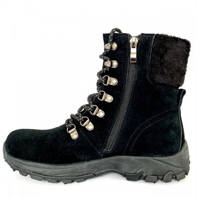 Eskimo Sherwood Vinterboots med Dubbar / Svart snörning broddar varmfodrad