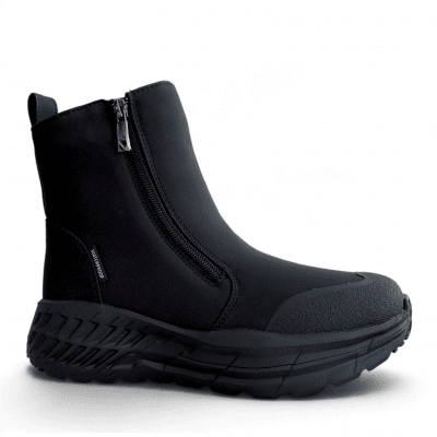 Eskimo grafen hurry Shell-Boot Dam lätt svart Black broddar Känga Boots Mocka Vattentät Vinter Is Broddar
