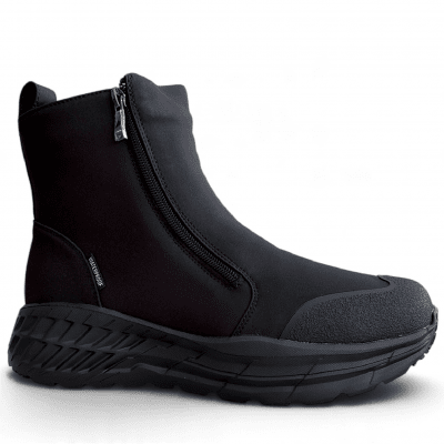 Eskimo hurry grafen Shell-Boot Herr lätt svart Black broddar Känga Boots Mocka Vattentät Vinter Is Broddar