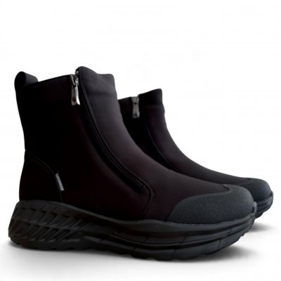 Eskimo hurry grafen Shell-Boot Herr lätt svart Black broddar Känga Boots Mocka Vattentät Vinter Is Broddar
