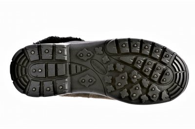 Eskimo Keizer Mocka Mörkbrun Dam Dubbar Broddar Vinter Is Boots Varma fodrade