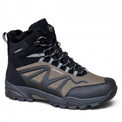 Eskimo Kirbie Dubbar Känga Boots Mocka Goretex Vattentät dam taupe beige brun Vinter Is Broddar
