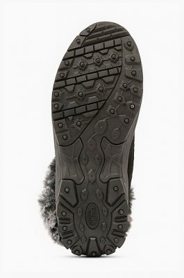 Eskimo Olara Mocka Svart Dam Dubbar Broddar Vinter Is Boots