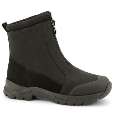 Eskimo sheen Shell-Boot Dam Dubbar svart Black broddar Känga Boots Mocka Vattentät Vinter Is Broddar