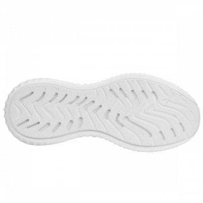 Exani Denver Women dam Sneaker vit white rymlig stötdämpande dam vårsko sommarsko tyg