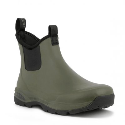 Green Comfort Rain Robby olive grön regnsko gummistövel vatten memryfoam fotriktig herr regnboots