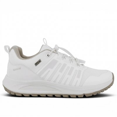 Track N' Trail Thea Sneaker Dam vit white sneaker vattentät elastiska urtagbar sula bekväma rymliga bred läst