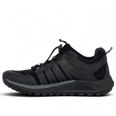 TRACK N' TRAIL TROY black svart Vattentäta herrskor Stabila komfort urtagbar stötdämpande inläggssulor hålfotsstöd sneaker
