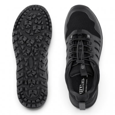 TRACK N' TRAIL TROY black svart Vattentäta herrskor Stabila komfort urtagbar stötdämpande inläggssulor hålfotsstöd sneaker