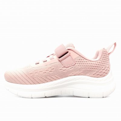 gulliver arcus jr dallas sneaker gummisko barn rosa fotriktig kardborre stickad elastisk snörning