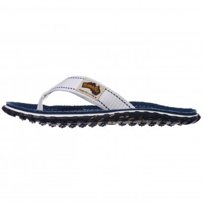 Gumbies islander Flip-Flops Unisex rope vit navy blå multi g brun beige grå mönster dam herr tåsandal sommar tyg gummisula sanda