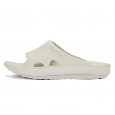 Gumbies Spasole slider Unisex dam herr Clay ljusbeige ljusgrå badtoffla träningstoffla badsko sandal