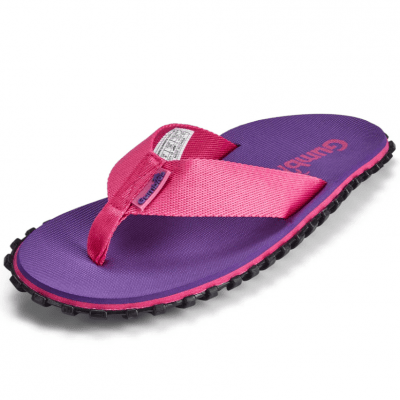 Gumbies Duckbill Flip-Flops Unisex purple lila dam herr tåsandal vattentålig bad sommar tyg gummisula sandal