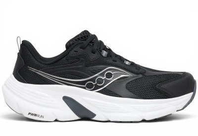 Saucony procyon max svart vit herr walkingsko komfort stabilitet fritid stötdämpande jogging promenad