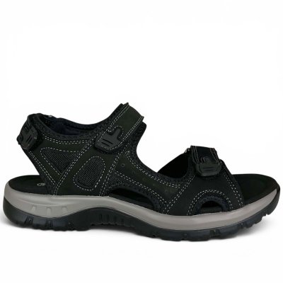 cc resorts emy black svart sandal dam gummisula fotriktig remmar memoryfoam