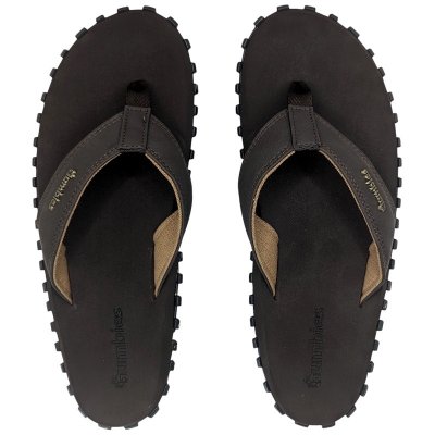 Gumbies classic vegovert Flip-Flops Unisex tan brun dam herr tåsandal sommar tyg gummisula sandal