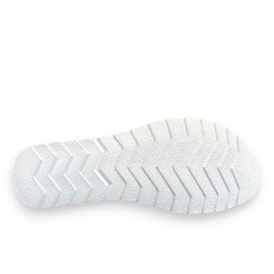 Inblu slipin sandalett dam läder lätt stabil bekväm fotriktig sand beige ljusbrun kräm