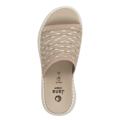 Jana Coshy Andi Sandal beige comb tvättbar hallux valgus problemfot comfort textil komfort fritid dam relax fit rymlig läst