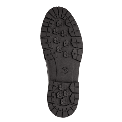 jana softline eloq lågsko loafer resår grov sula fotriktig foam mjuk fotbädd urtagbar cognac brun lack patent