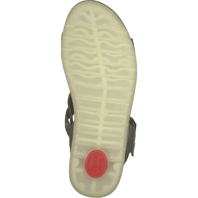 Jana Relax fit comfort sandal läder leather läder komfort fritid dam pistachio ljusgrön relax fit rymlig läst remmar fotriktig s