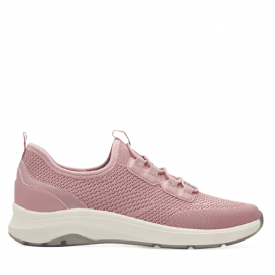 Jana letti Sneaker Slip-On denim blå svart rymlig läst tygsko fotriktig berry rosa komfortsko vegan