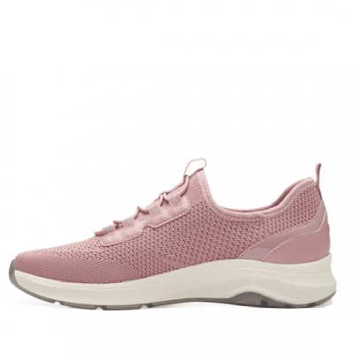 Jana letti Sneaker Slip-On denim blå svart rymlig läst tygsko fotriktig berry rosa komfortsko vegan