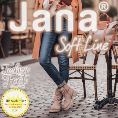 jana softline bangu chelseaboots damkänga resår dragkedja grov sula fotriktig foam mjuk fotbädd urtagbar cognac brun varmfoder
