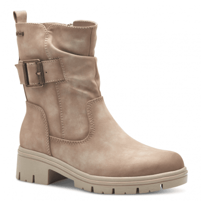 jana softline bangu chelseaboots damkänga resår dragkedja grov sula fotriktig foam mjuk fotbädd urtagbar taupe beige ljusbrun va