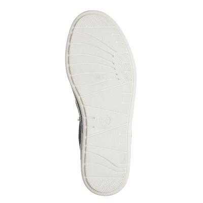 sitane Soft Line navy blå Sneaker med dragkedja Rymlig Läst h-bredd komfort memoryfoam skinn dam