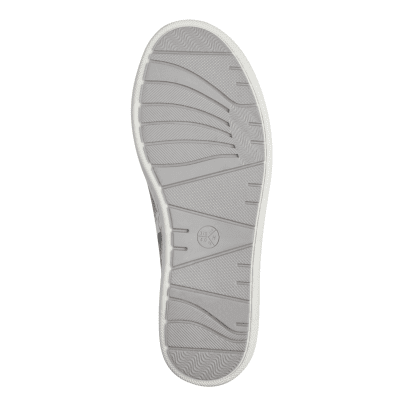 Jana sitane Soft Line Sneaker med dragkedja Rymlig Läst vit blommig white flower vegan h-bredd komfort memoryfoam skinn d