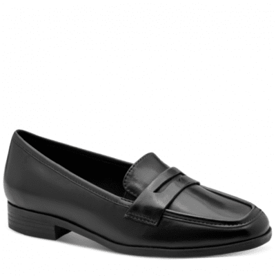 jana softline komo lågsko loafer äkta skinn leather fotriktig foam mjuk fotbädd urtagbar svart black