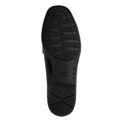 jana softline komo lågsko loafer äkta skinn leather fotriktig foam mjuk fotbädd urtagbar svart black