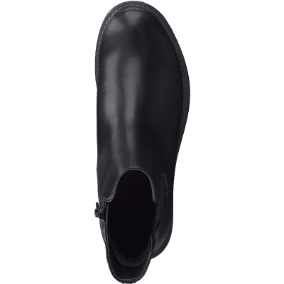 jana softline susina chelseaboots damkänga resår dragkedja grov sula fotriktig foam mjuk fotbädd urtagbar black svart