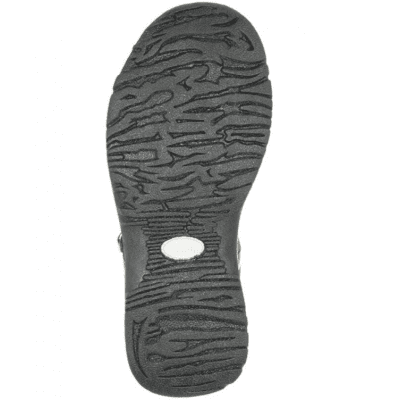 Kamik The Islander 2 Damsandal Black Charcoal svart grå fotriktig remmar kardborre eva snabbsnörning vegan