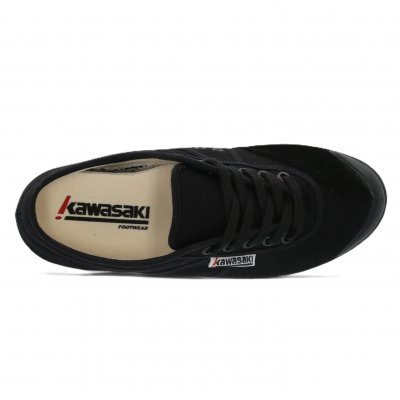 Kawasaki Original legend canvas shoe sko Sneakers black svart gummisko dam tyg