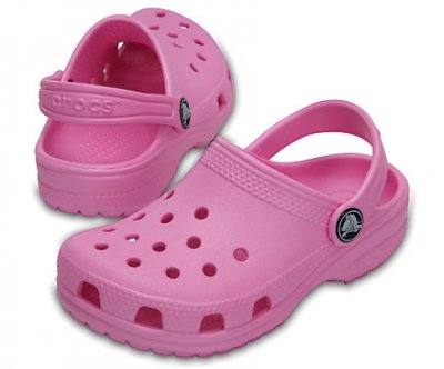 Classic Clogs Crocs Carnation Rosa Kids Barn Junior Foppatofflor