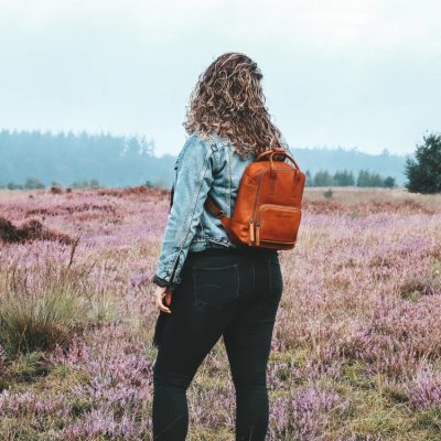 The Chesterfield Brand Bellary / Cognac ryggsäck backpack läder skinn