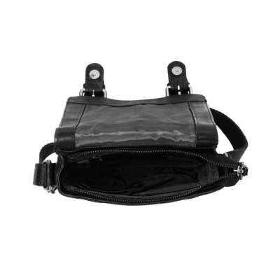 The Chesterfield Brand / Leather Shoulder Bag Jesse / Cognac läder skinn black svart axelremsväska handväska unisex