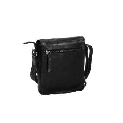 The Chesterfield Brand / Leather Shoulder Bag Jesse / Cognac läder skinn black svart axelremsväska handväska unisex