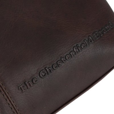 The Chesterfield Brand / Leather Shoulder Bag Jen / brun brown shopper axelremsväska handväska svart black läder skinn rymlig